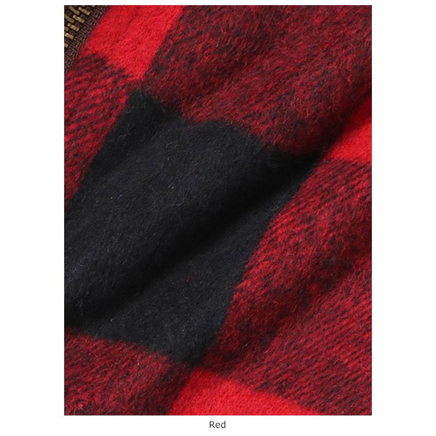 SALE CHUMS チャムス Shaggy Check Padded Jacket シャギー