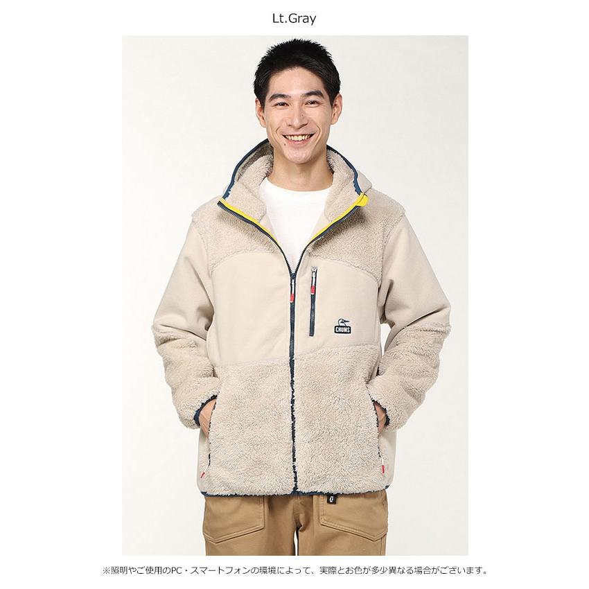 CHUMS 【SALE20%OFF】 チャムス ボンディングフリースパネルパーカー 