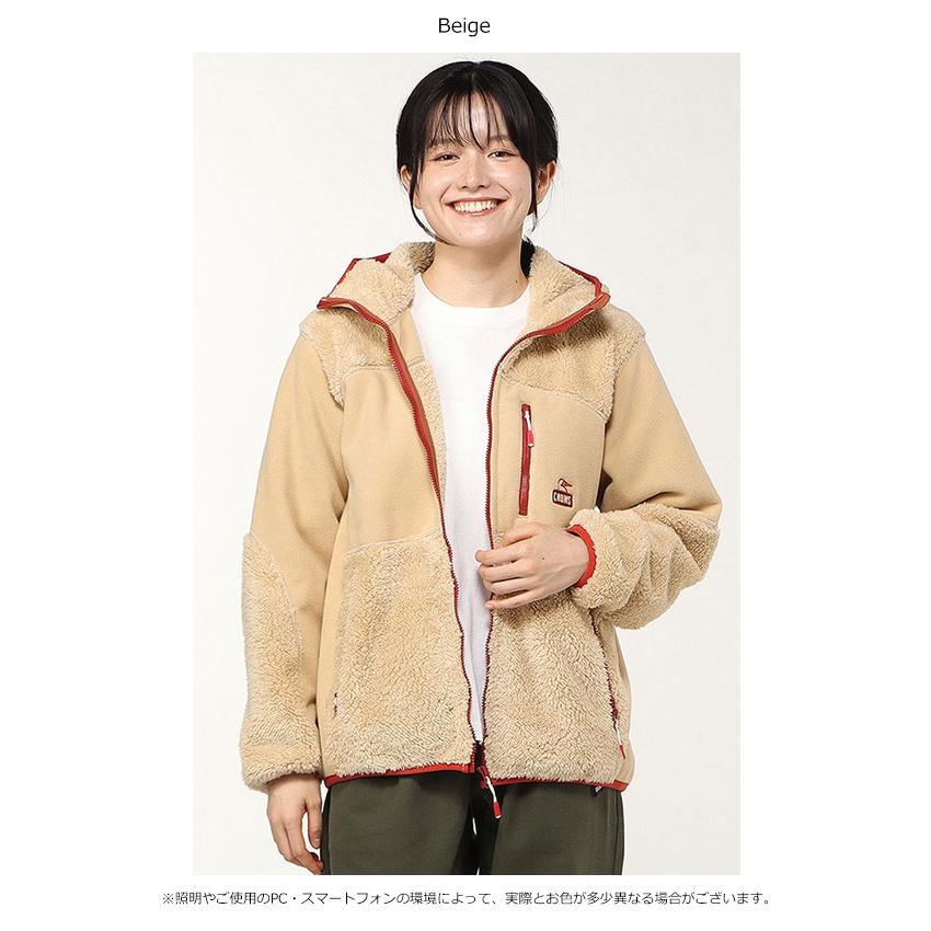 CHUMS 【SALE20%OFF】 チャムス ボンディングフリースパネルパーカー 