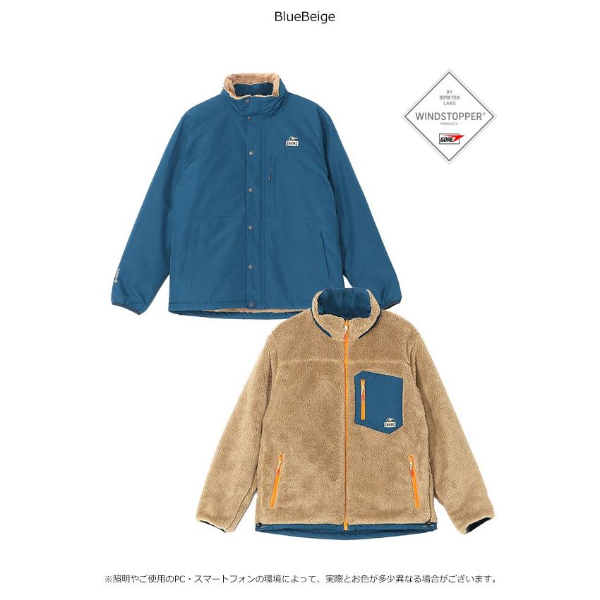 CHUMS チャムス エルモゴアテックスウィンドストッパーリバーシブルフーディー CHUMS（チャムス） アウター エルモ ゴアテックス ウィンドストッパー
