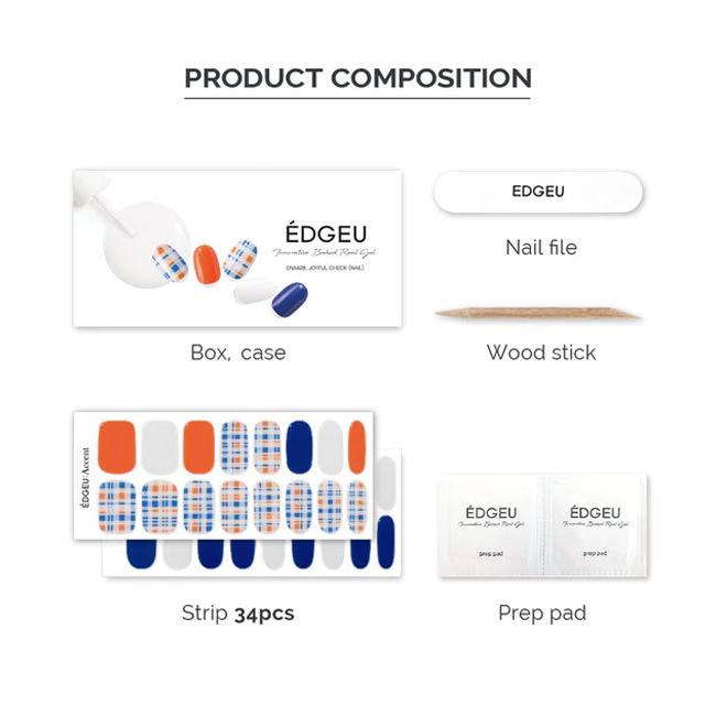 EDGEU エッジユー 通販 JOYFUL CHECK ネイル ジェルネイル ネイル