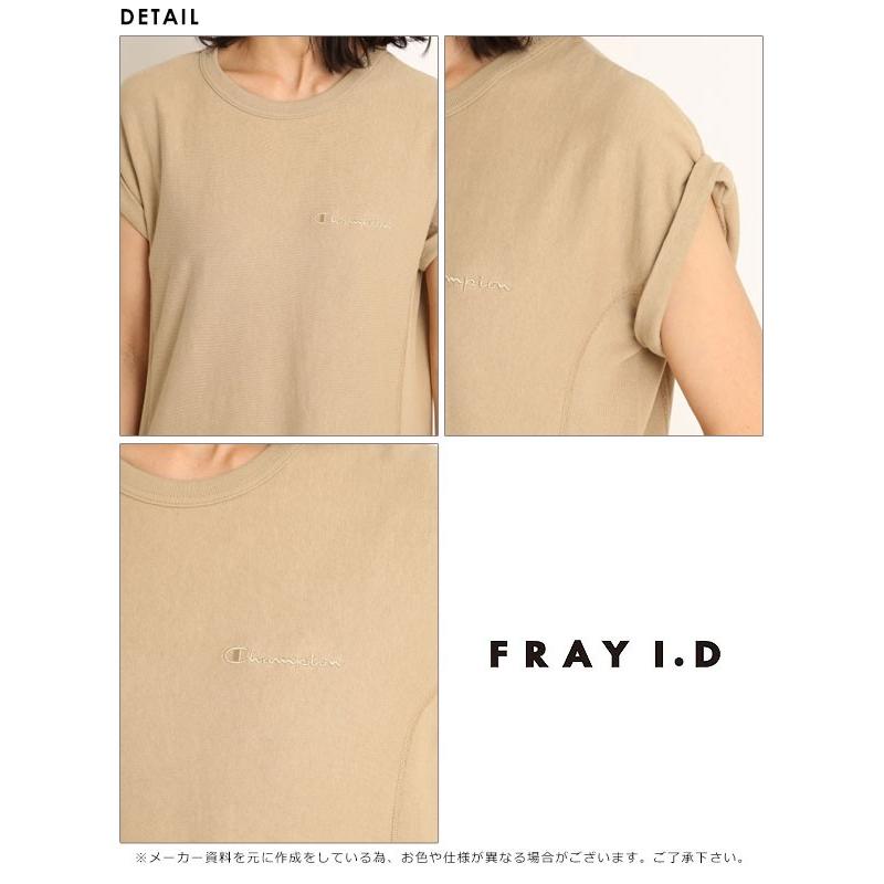 フレイ アイディー Fray I D 春夏 Fray I D Champion スリットカットワンピース ワンピース おうち時間 ロング丈 Champion チャンピオン 別注 Fwco02 バッグ ワンピースのダブルハート 通販 Yahoo ショッピング
