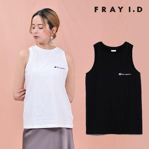 Sale フレイアイディー Fray I D 19春夏 Fray I D Champion タンクトップ レディース トップス ノースリーブチャンピオン Champion Fwct バッグ ワンピースのダブルハート 通販 Yahoo ショッピング
