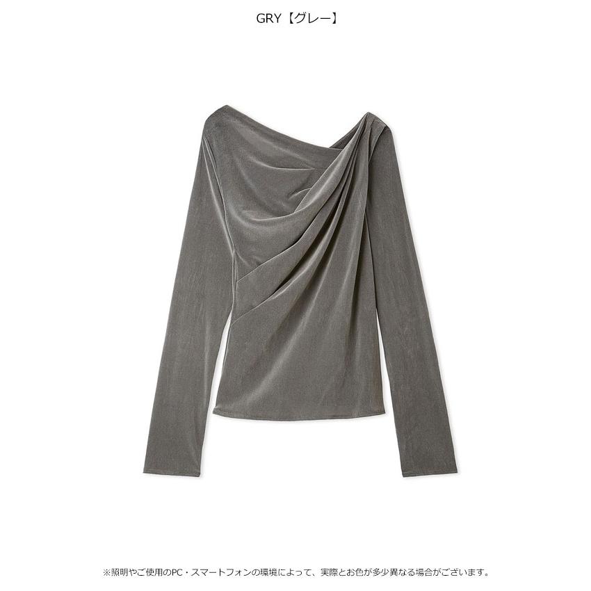 FRAY I.D フレイアイディー トップス 24秋冬 アシメデコルテ FRAY I.D フレイアイディー トップス 24秋冬 アシメデコルテ