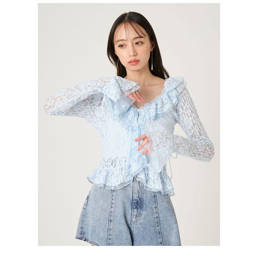 FRAY I.D（フレイ・アイディー） 新作10%OFF トップス 26春夏 ラッフル