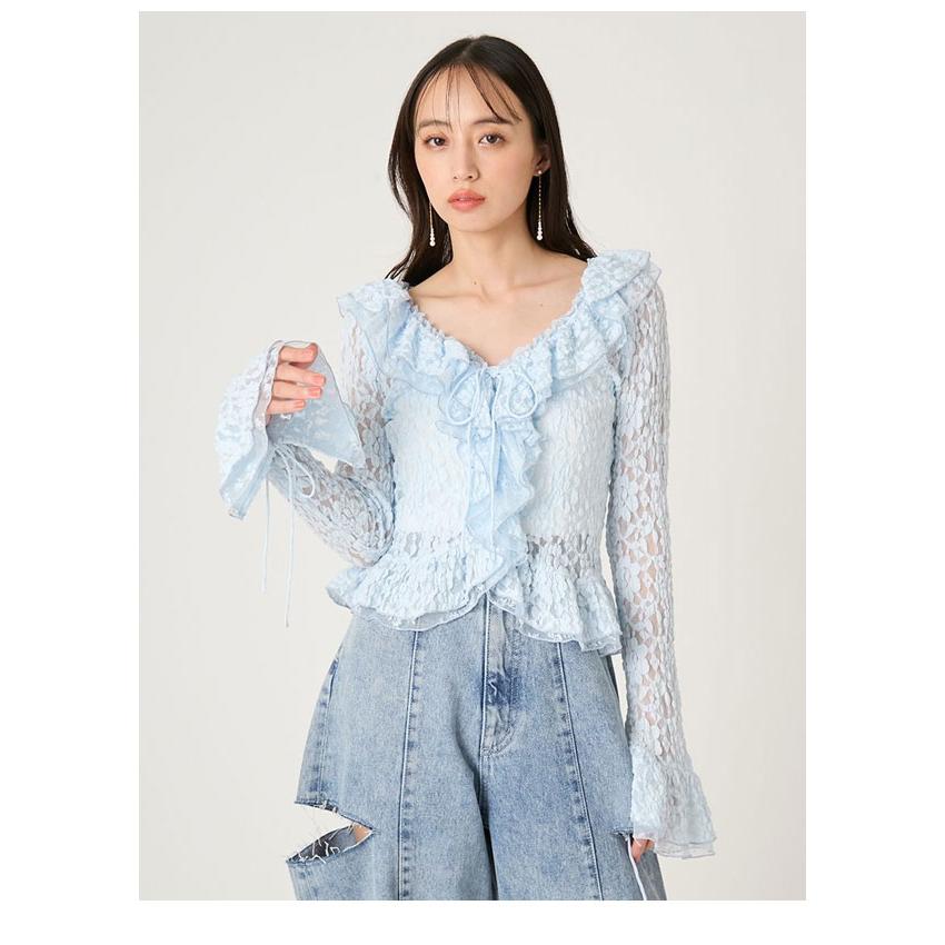 FRAY I.D（フレイ・アイディー） 新作10%OFF トップス 26春夏 ラッフル