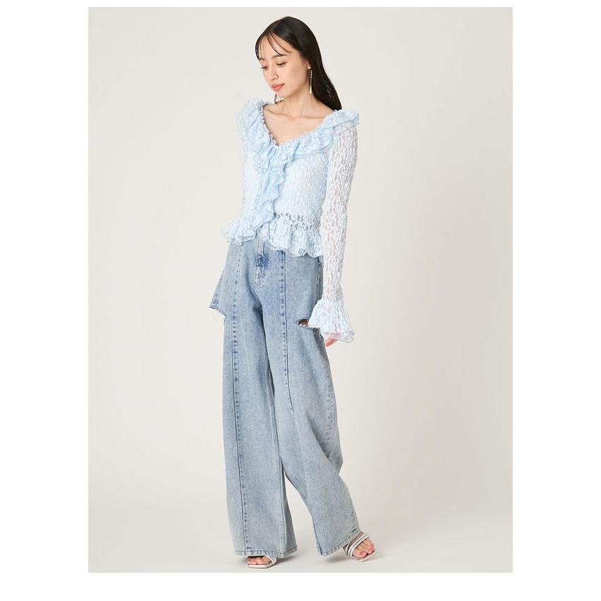 FRAY I.D（フレイ・アイディー） 新作10%OFF トップス 26春夏 ラッフル