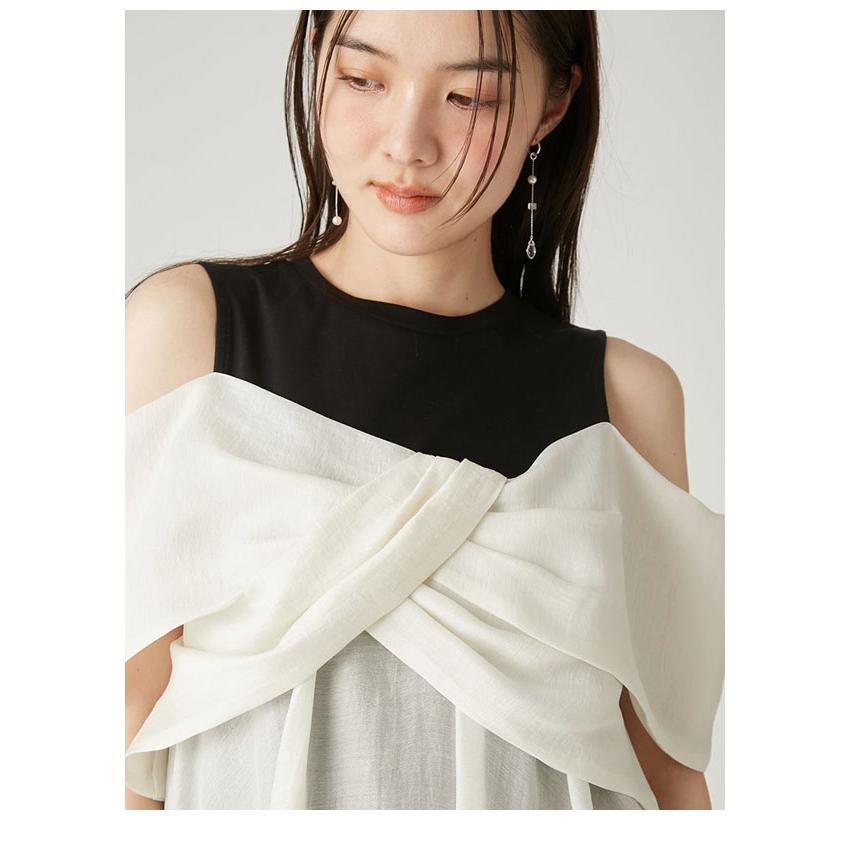 FRAY I.D（フレイ・アイディー） トップス 26春夏 ツイストディテール