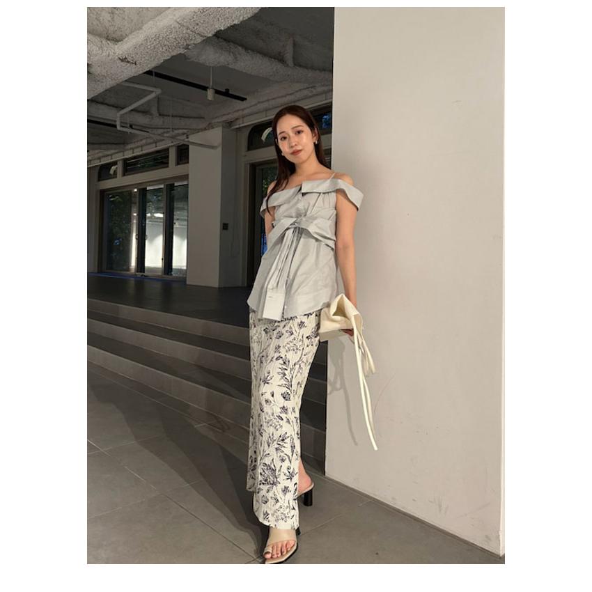 FRAY I.D（フレイ アイディー） ノットデザインシャツブラウス FRAY I.D（フレイアイディー）の「ノットデザインシャツブラウス