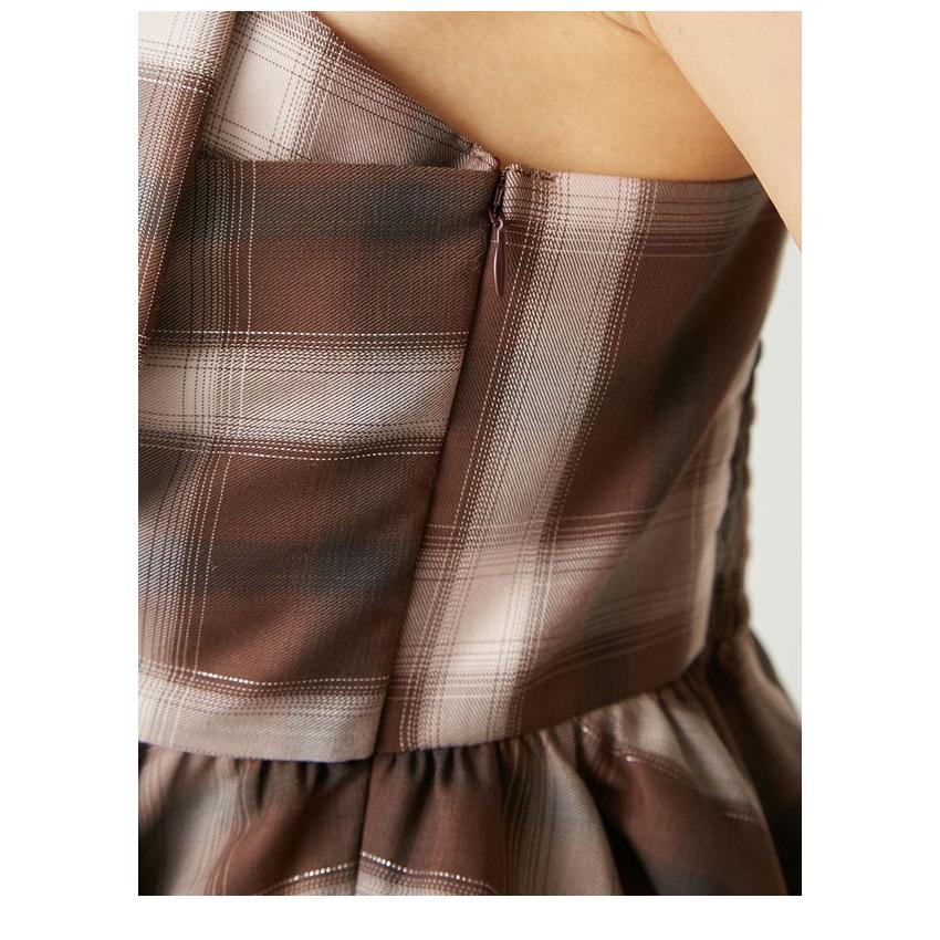 お値下げ　FRAY I.D リボンディテールトップス チェック お値下げ FRAY I.D リボンディテールトップス チェック お値下げ FRAY