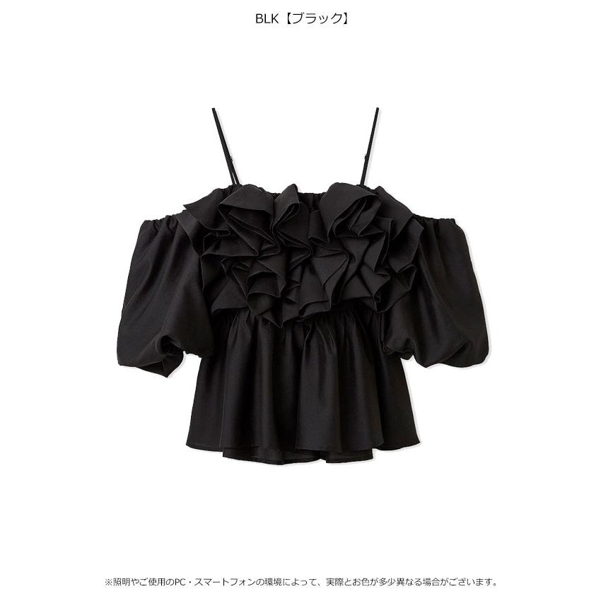 FRAY I.D  プリーツフリルブラウス FRAY I.D（フレイ・アイディー） ブラウス シャツ Multi wayチュール