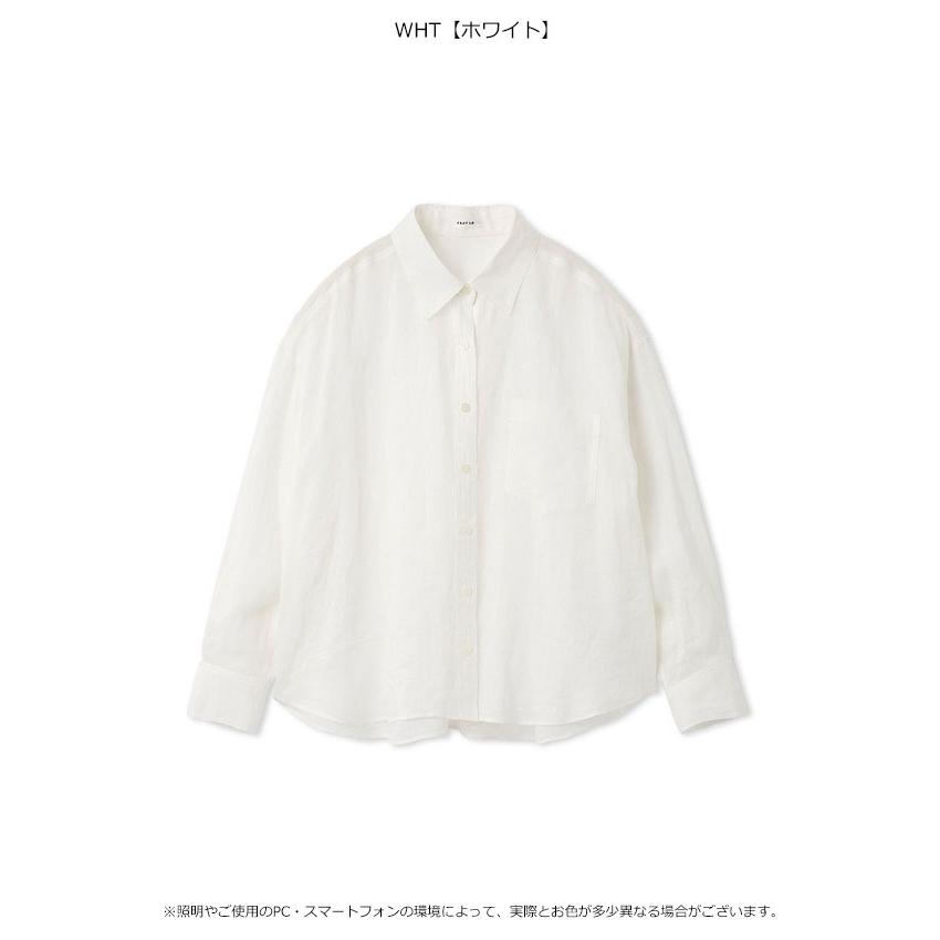完売品❤︎fray.i.d シャツ 白 FRAY I.D（フレイ・アイディー） 新作10%OFF トップス 26春夏 リネン
