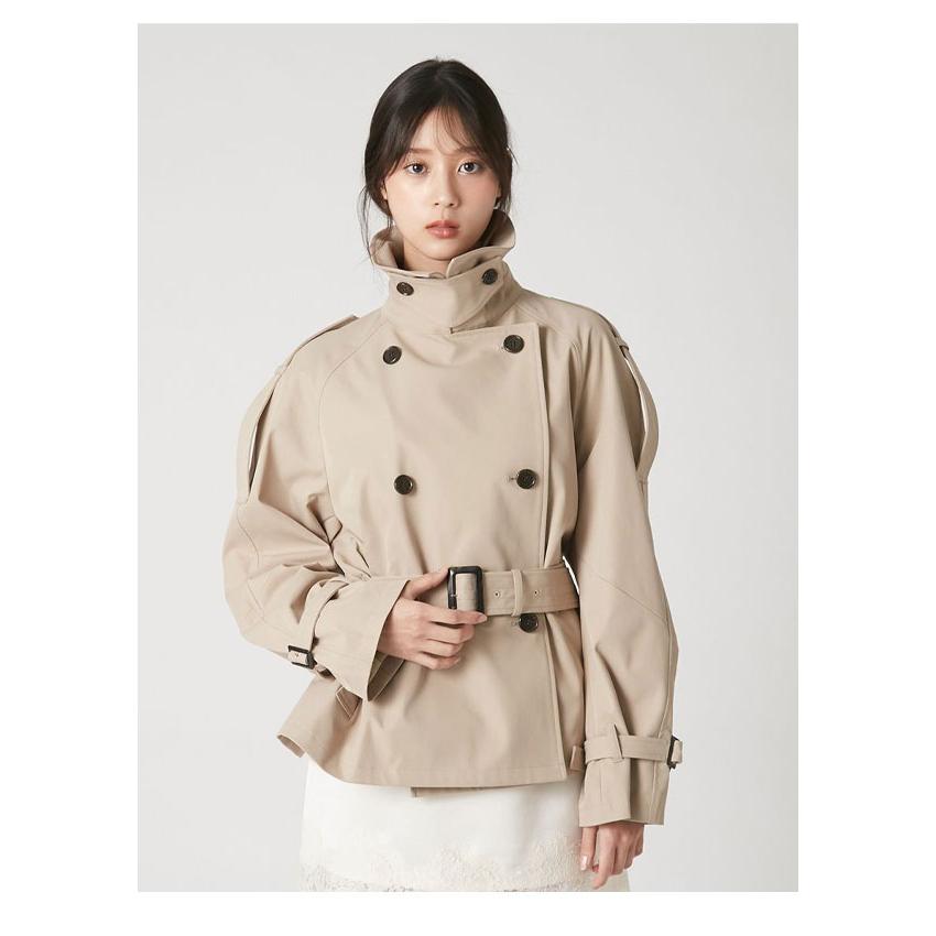 美品✨FRAY I.D フレイアイディー 3wayミドルトレンチコート ベージュ FRAY I.D（フレイ・アイディー） アウター 26秋冬 ミドルトレンチ