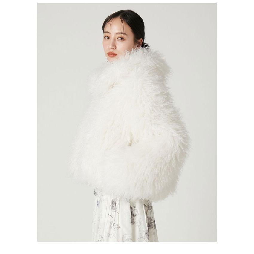 レディース FRAY I.D ECOPEL ファーボレロ ホワイト