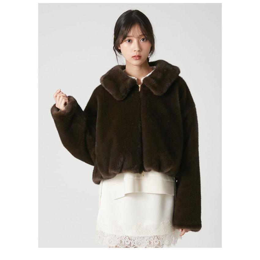 【新品タグ付き】FRAY I.D Ecopel ファージャケット FRAY I.D（フレイ・アイディー） アウター 26秋冬 ECOPELファー