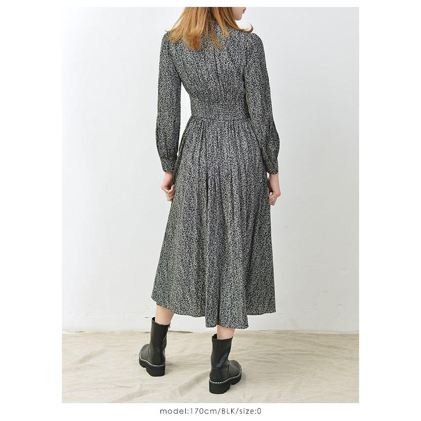 フレイ アイディー Fray I D 19秋冬 フロントボタンドビーワンピース レディース ワンピース ロング丈 長袖 花柄 無地 ロングワンピース ギャザー 上品 きれいめ Fwfo バッグ ワンピースのダブルハート 通販 Yahoo ショッピング