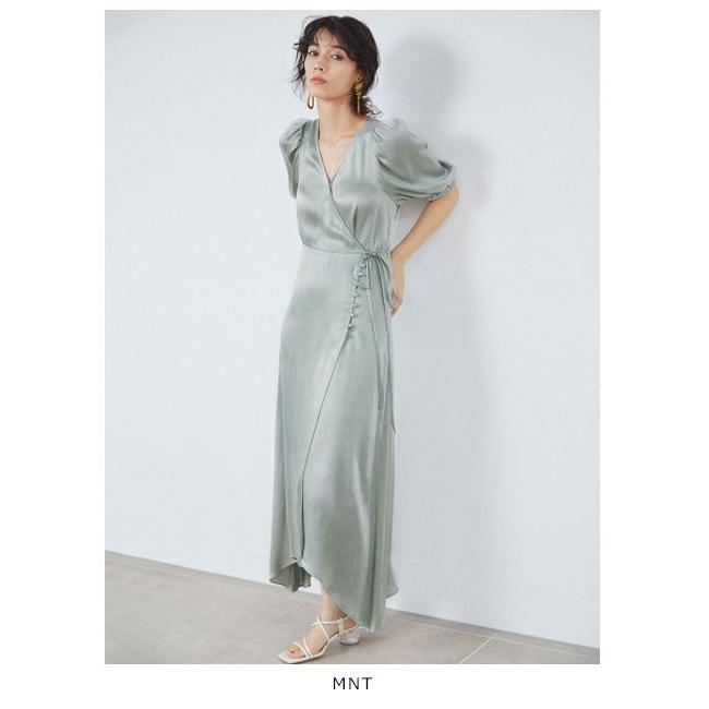 フレイアイディー Fray I D 21春夏 Ipekerサテンアシメヘムワンピース レディース ワンピース ロングワンピース 半袖 サテンワンピース 光沢感 Fwfo Select Shop Double Heart 通販 Yahoo ショッピング