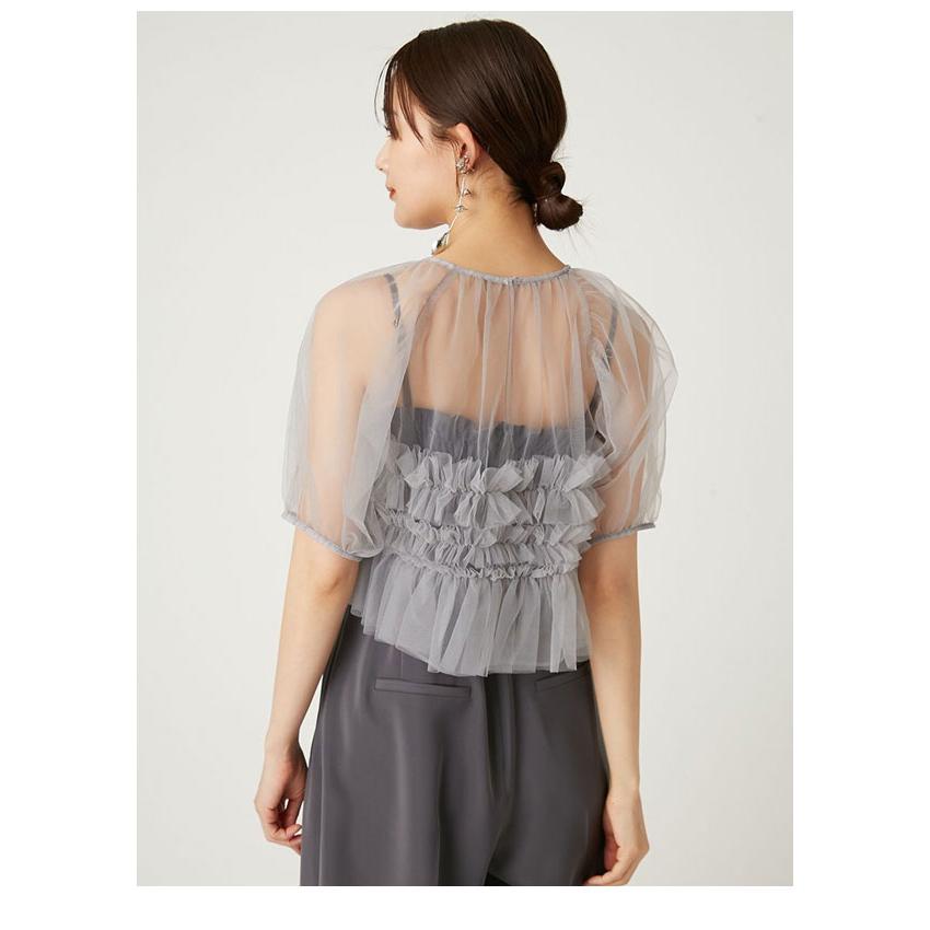 FRAY I.D フレイアイディー コンビネゾン 25春夏 チュール