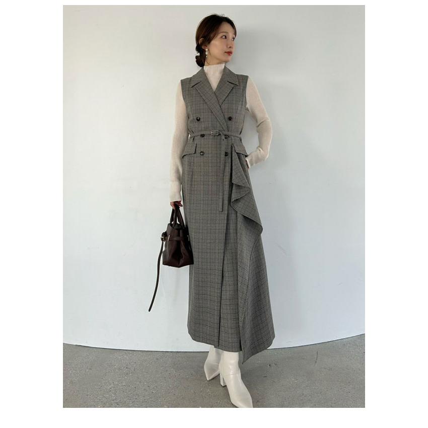 FRAY I.D（フレイ・アイディー） 新作10%OFF ワンピース 25秋冬 ダブル