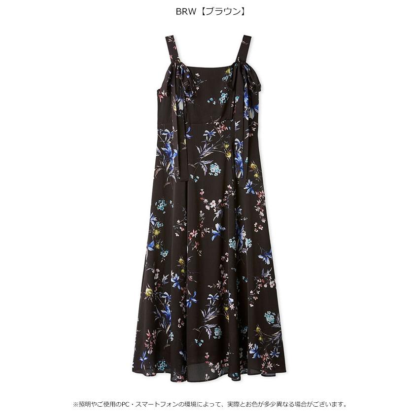 FRAY I.D ♡ 完売品！レア 美品 花柄 ロング ワンピ ース 黒 ② FRAY I D フレイアイディー 花柄 マキシ丈 ワンピース ロング