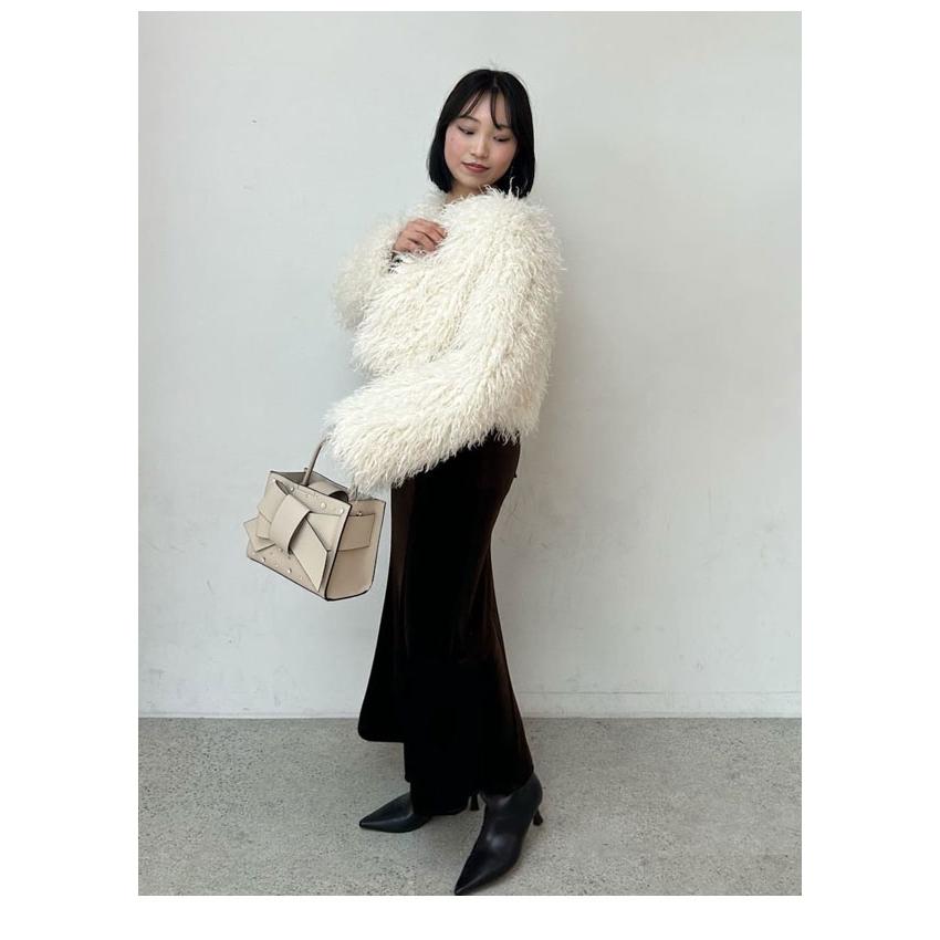 FRAY I.D（フレイ・アイディー） ワンピース 25秋冬 ベロアナロー