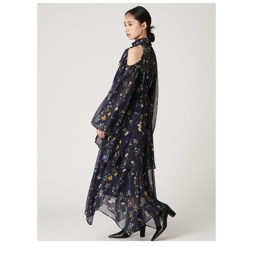 FRAY I.D（フレイ・アイディー） ワンピース 25秋冬 フラワープリント