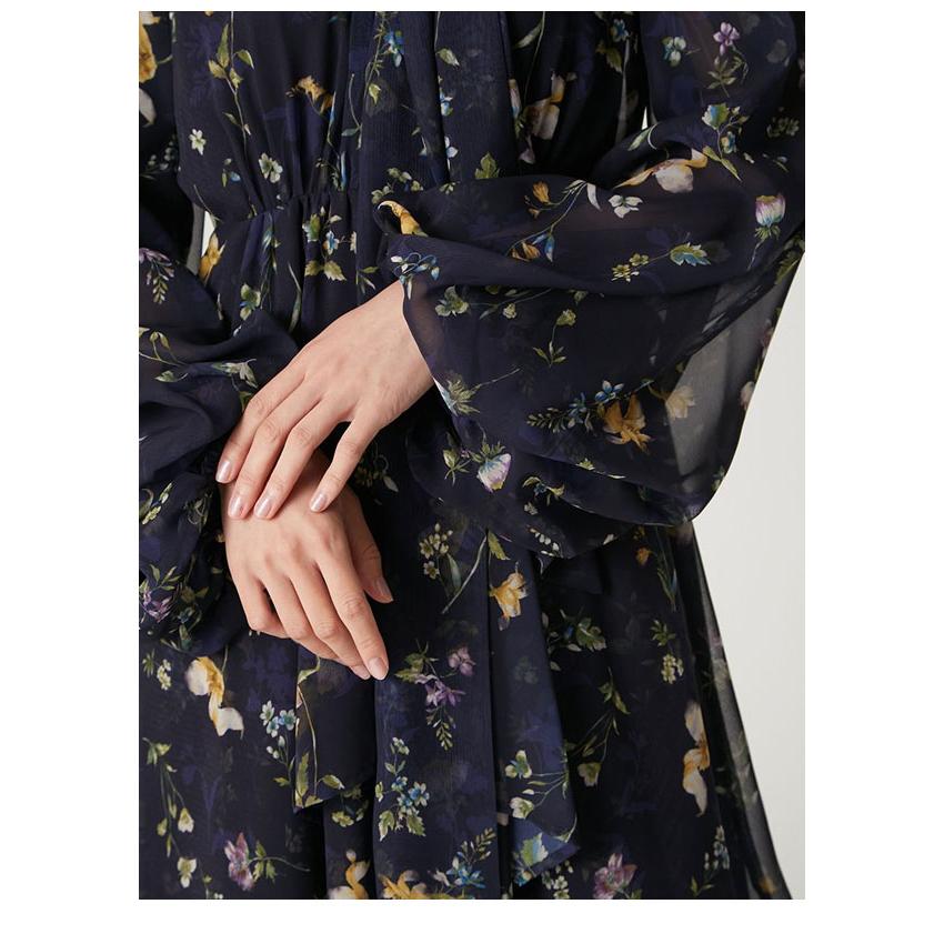 FRAY I.D（フレイ・アイディー） ワンピース 25秋冬 フラワープリント