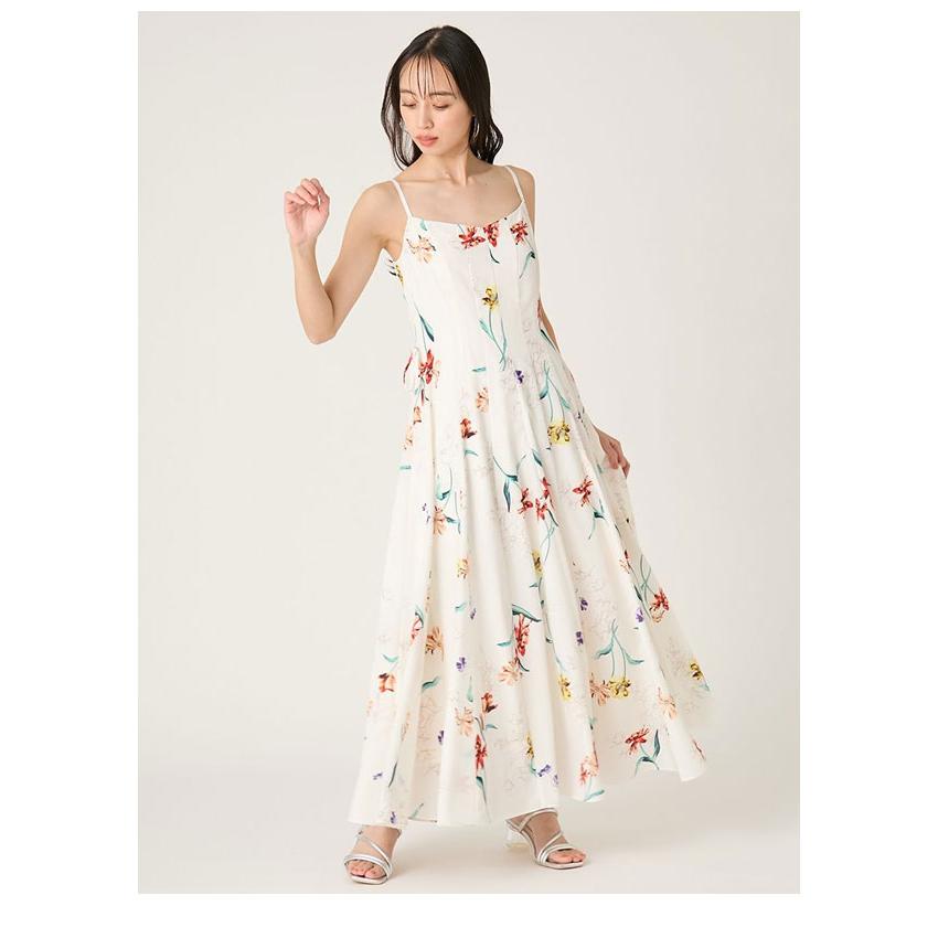 FRAY I.D（フレイ・アイディー） ワンピース 26春夏 ボタニカルアシメ