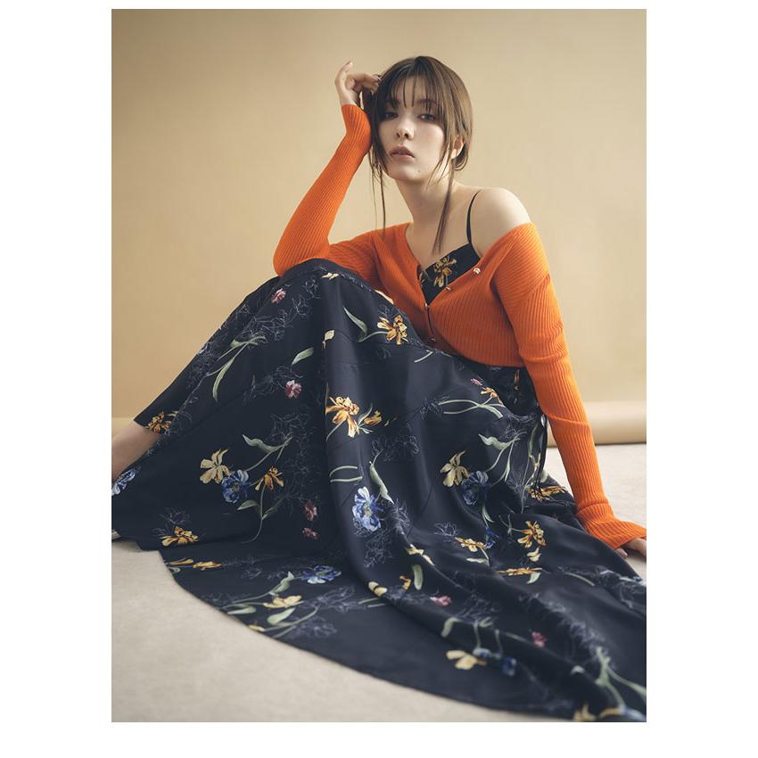 FRAY I.D（フレイ・アイディー） ワンピース 26春夏 ボタニカルアシメ