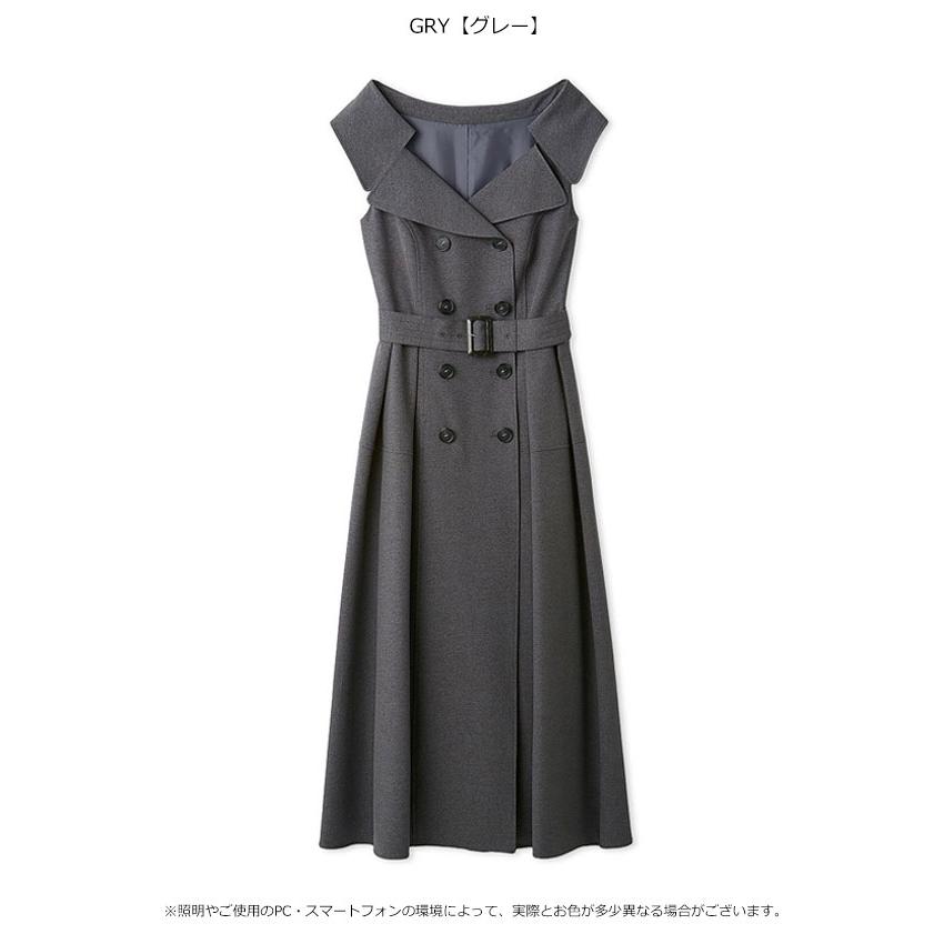 新品タグ付　ダブルカラーノースリカットソー　GRY FRAY I.D FRAY I.D（フレイアイディー）の「ダブルカラーノースリカットソー（T