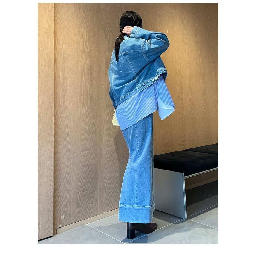 【Lee× FRAY I.D】ストレートデニムキャミワンピース Lee× FRAY I.D】ストレートデニムキャミワンピース(マキシ・ロング