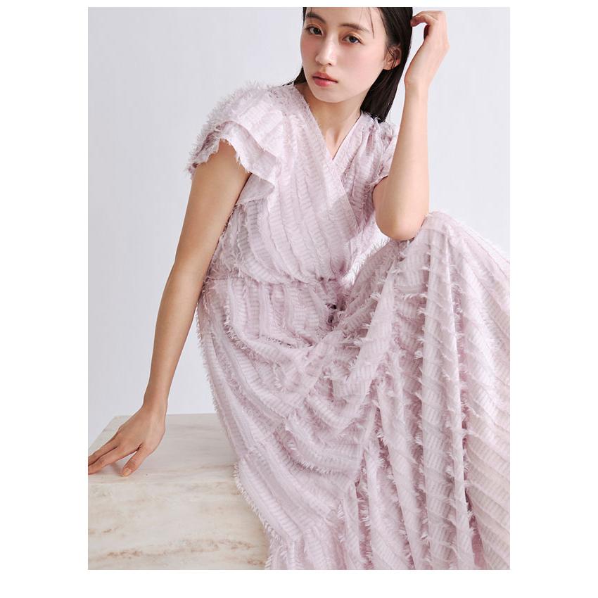 FRAY I.D（フレイ・アイディー） ワンピース 26春夏 フリンジジャ