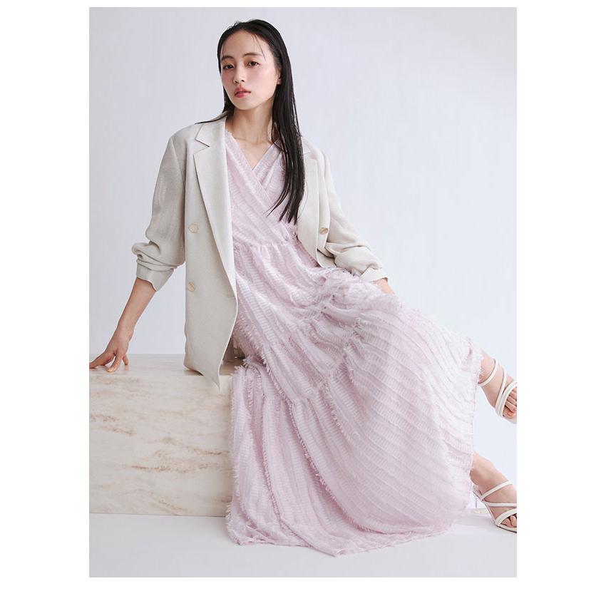 FRAY I.D（フレイ・アイディー） ワンピース 26春夏 フリンジジャ