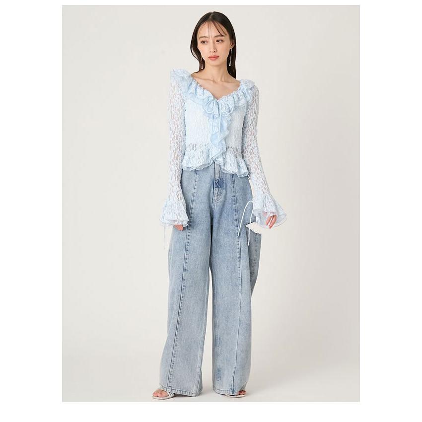 FRAY I.D（フレイ・アイディー） ボトムス 26春夏 カットアウトバレル
