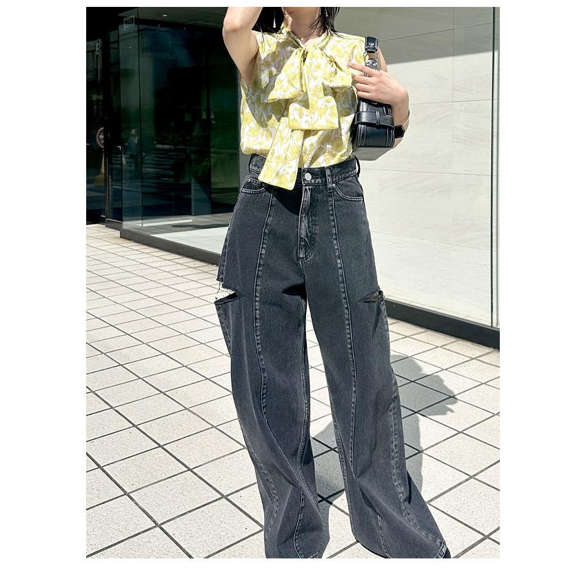 FRAY I.D（フレイ・アイディー） ボトムス 26春夏 カットアウトバレル