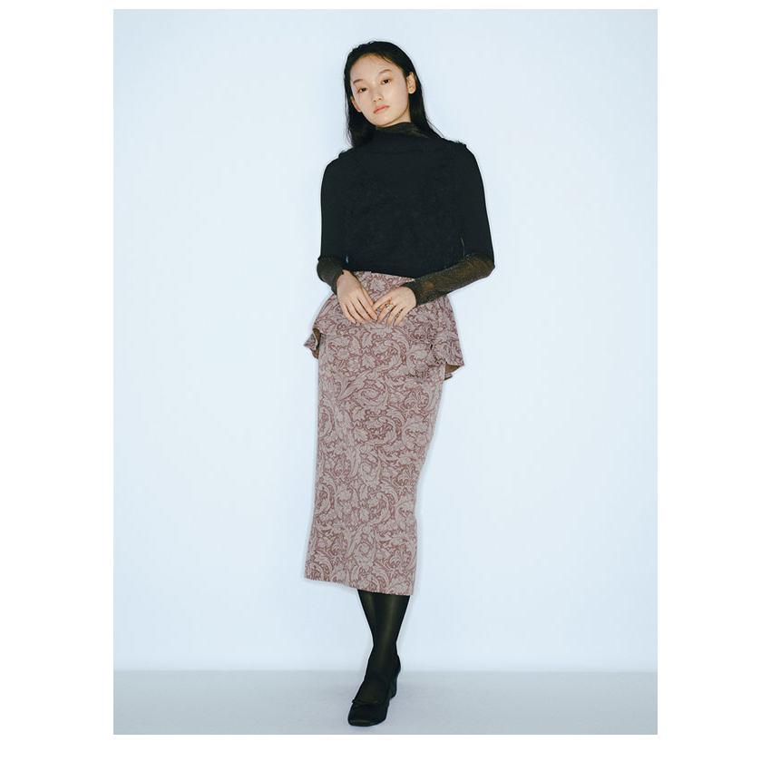 限定値下げ中FRAY I.D 【William Morris®】ペプラムスカート Amazon.co.jp: [フレイ アイディー] William Morris ペプラム