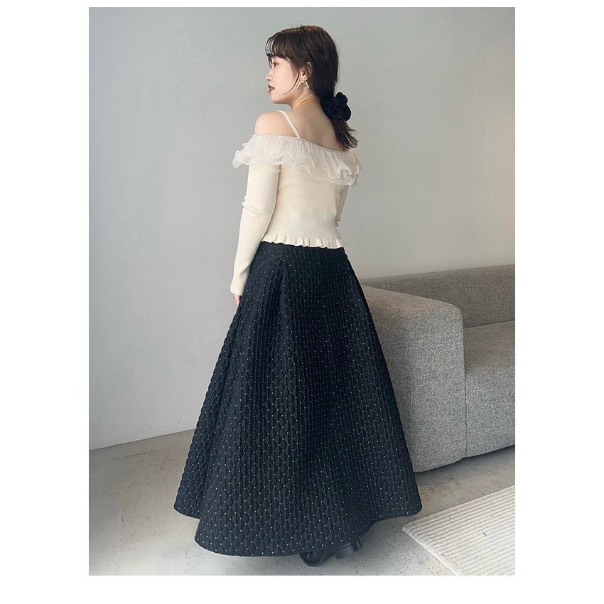 フレイアイディー FRAY I.D ボトムス 24秋冬 マトラッセラメジャガード  