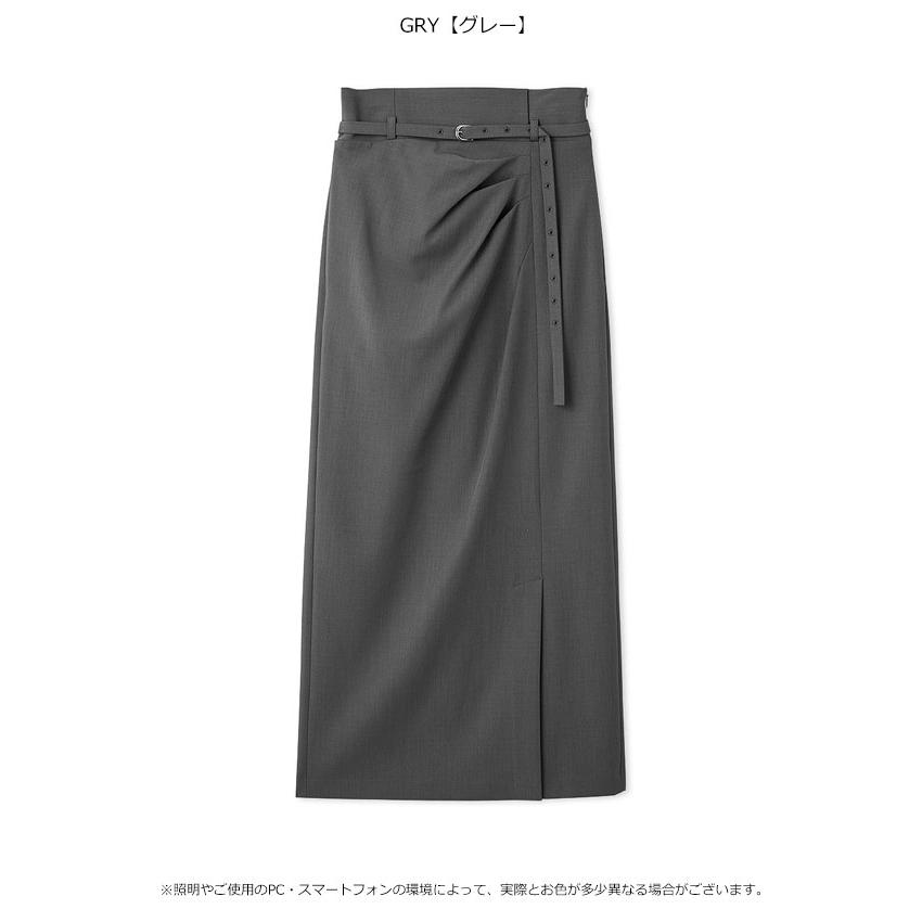 FRAY I.D グレー キュロット スカート FRAY I.D（フレイアイディー）の「【pierre cardin】シャツレイヤード