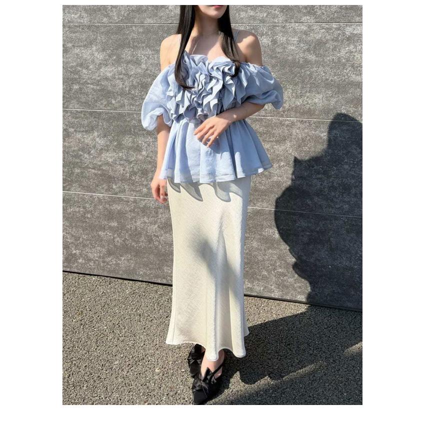 FRAY I.D（フレイ・アイディー） ボトムス 26春夏 サテンナロー