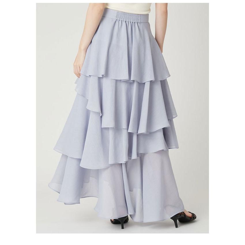 FRAY I.D（フレイ・アイディー） ボトムス 26春夏 アシメフリル