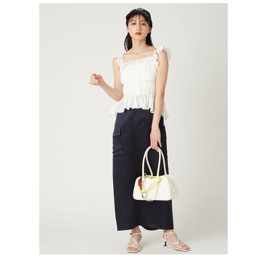 新品✨FRAY I.D カーヴィ ボストンバッグ ミニショルダー ハンドバック黒 FRAY I.D 新作10%OFF フレイアイディー バッグ 25春夏