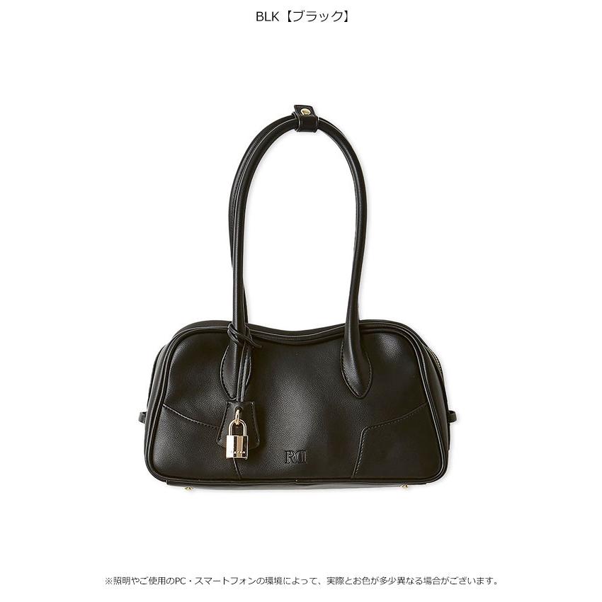 新品✨FRAY I.D カーヴィ ボストンバッグ ミニショルダー ハンドバック黒 FRAY I.D 新作10%OFF フレイアイディー バッグ 25秋冬 ラウンド