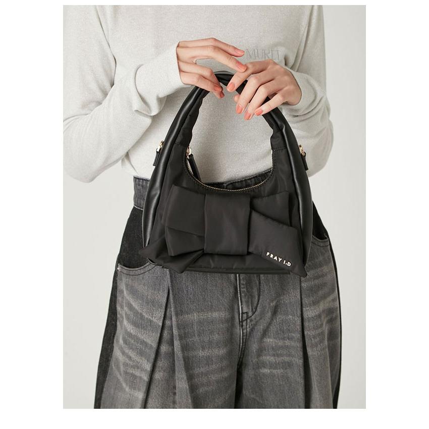 FRAY I.D 新作10%OFF フレイアイディー バッグ 25秋冬 リボンパ