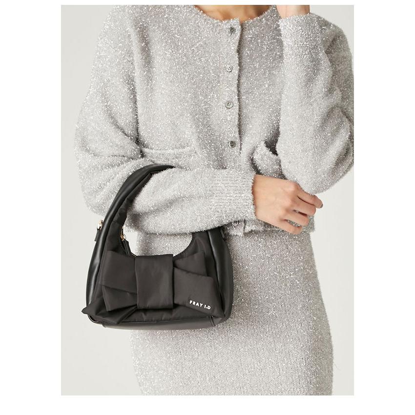FRAY I.D 新作10%OFF フレイアイディー バッグ 25秋冬 リボンパ
