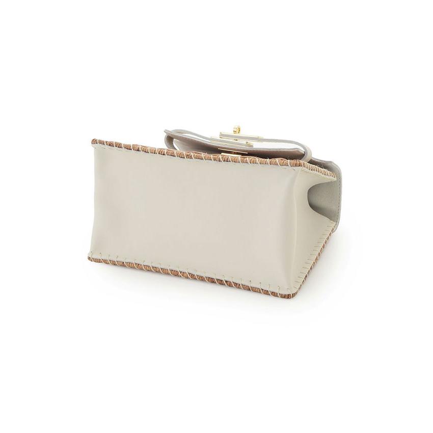 【アイボリー】●BAGMATI ラタンショルダーバッグ FRAY I.D（フレイ・アイディー） FRAY I.D BAGMATI コラボ 別注 バッグ