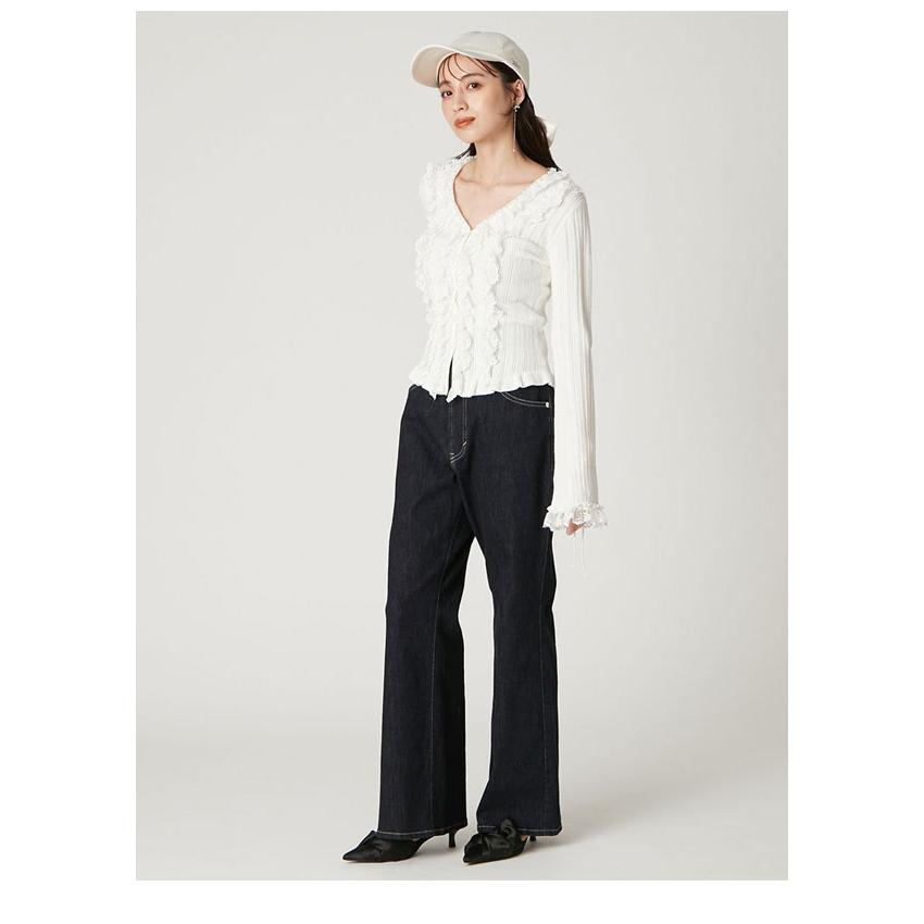 FRAY I.D（フレイ・アイディー） トップス 25秋冬 フリルレースコンビ