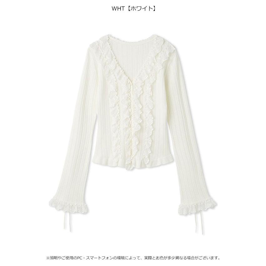 FRAY I.D（フレイ・アイディー） トップス 25秋冬 フリルレースコンビ