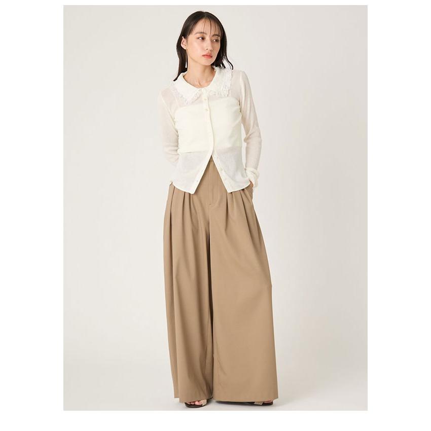 FRAY I.D（フレイ・アイディー） トップス 26春夏 レースカラーニット