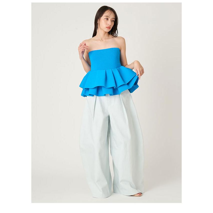 FRAY I.D（フレイ・アイディー） トップス 26春夏 ランダムペプラム