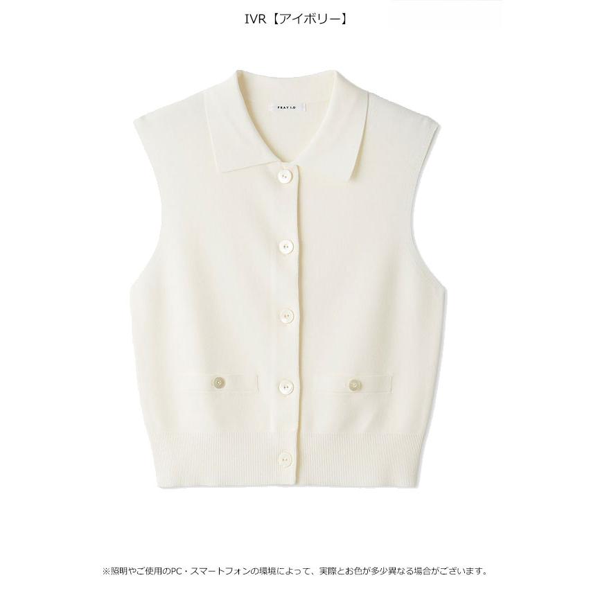 FRAY I.D（フレイ・アイディー） トップス 26春夏 ノースリーブポロ